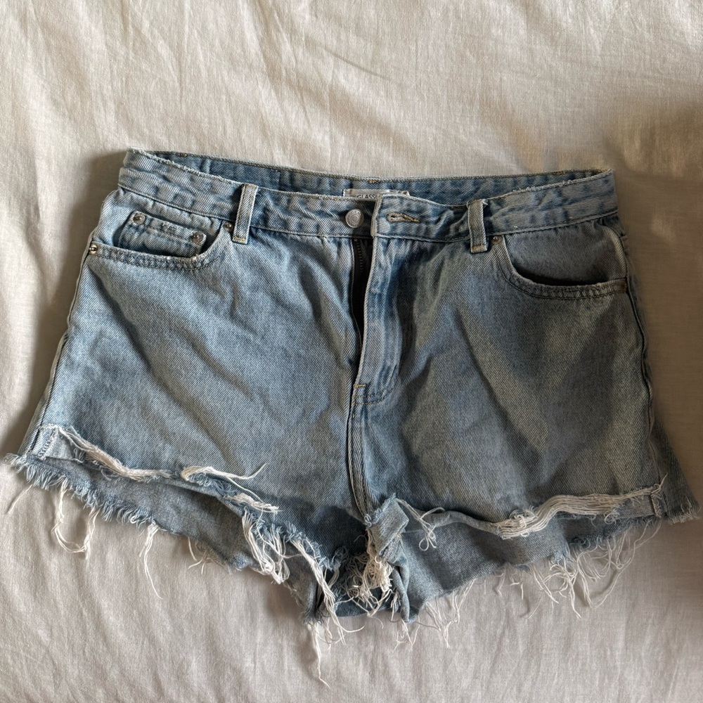 Glassons Light Blue Jean Shorts